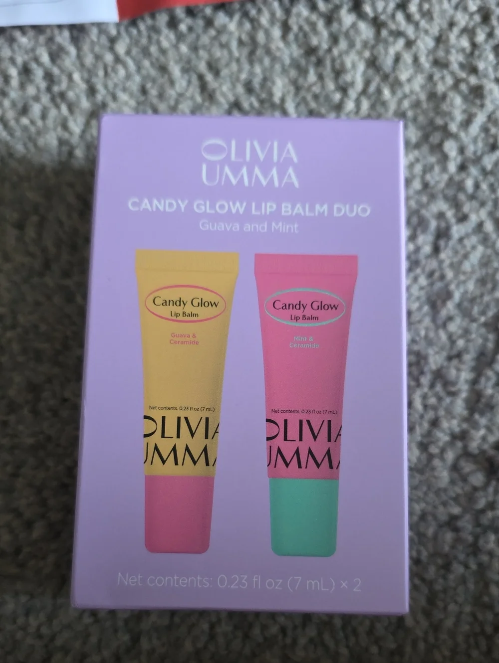 Candy Glow Lip Balm Duo — Guava Pink & Mint Green